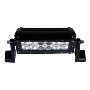 United Pacific - 12 High Power LED Dual Row 8" Curved Flood/Spot Light Bar