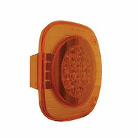 22 LED Turn Signal Light With Reflector For 1996-2010 Freightliner Century - Amber LEDs (Amber Lens)
