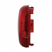 15 LED 2-3/8" Dual Function Signal Light For Harley Motorcycle - Red LEDs (Red Lens)
