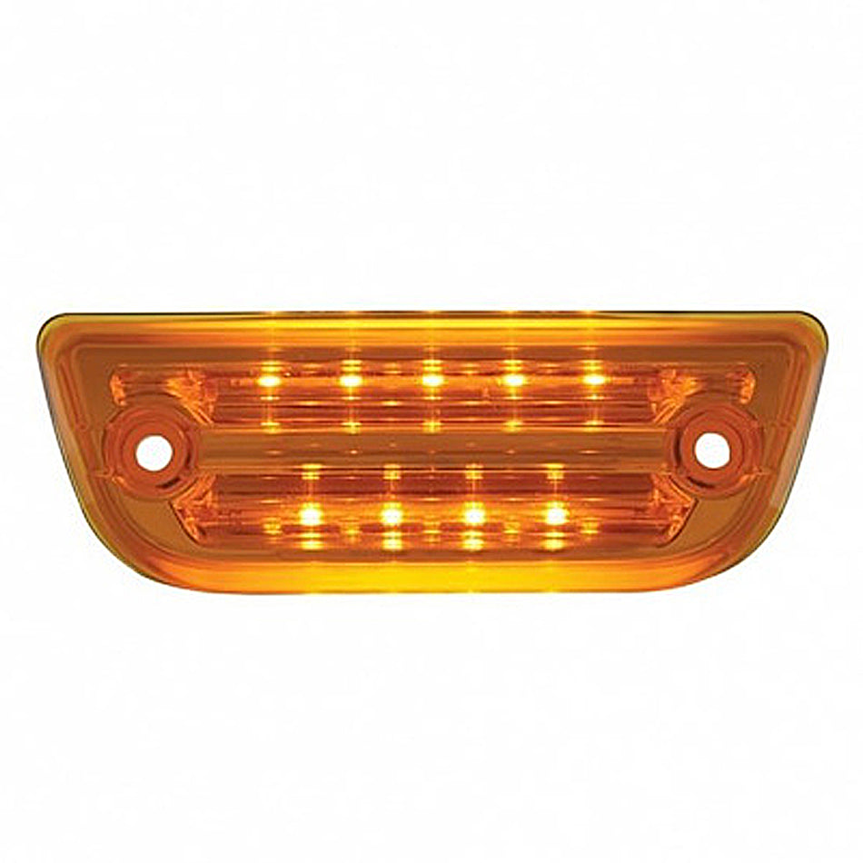 9 LED Cab Light For Peterbilt 579 & Kenworth T680/T770/T880 - Amber LEDs (Amber Lens)