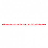 United Pacific - Dual 14 LED 12" Light Bars With Bezel (Various Colors)