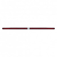 Dual 14 LED 12" Reflector Light Bars w/ Bezel - Amber or Red LEDs (Amber, Red or Clear Lens)