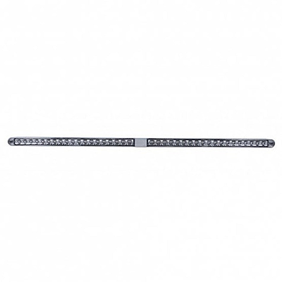 Dual 14 LED 12" Reflector Light Bars w/ Bezel - Amber or Red LEDs (Amber, Red or Clear Lens)