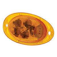 5 LED Turn Signal Light For 2008-2017 Freightliner Cascadia w/ Slope Lens - Amber LEDs (Amber Lens)