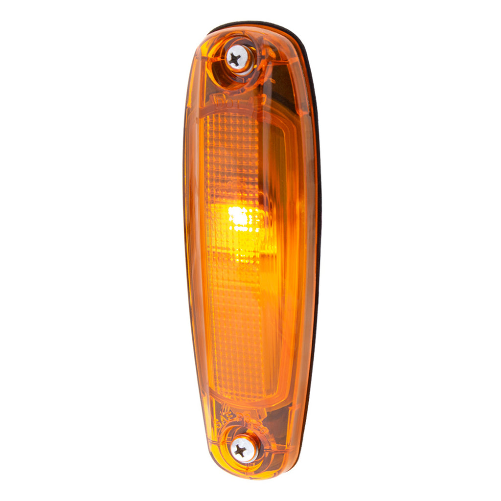 2 LED Cab Light For 2018-2024 Freightliner Cascadia - Amber LEDs (Amber Lens)