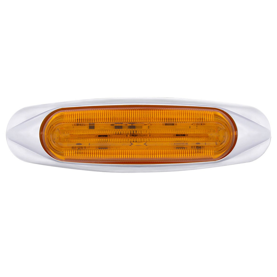 4 LED LIGHTTRACK Clearance/Marker Light - Amber or Red LEDs (Amber, Red or Clear Lens)