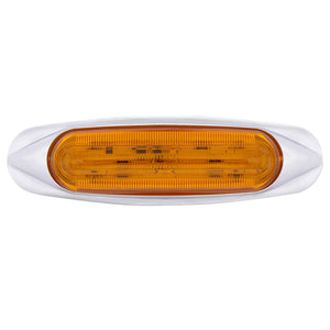 4 LED LIGHTTRACK Clearance/Marker Light - Amber or Red LEDs (Amber, Red or Clear Lens)