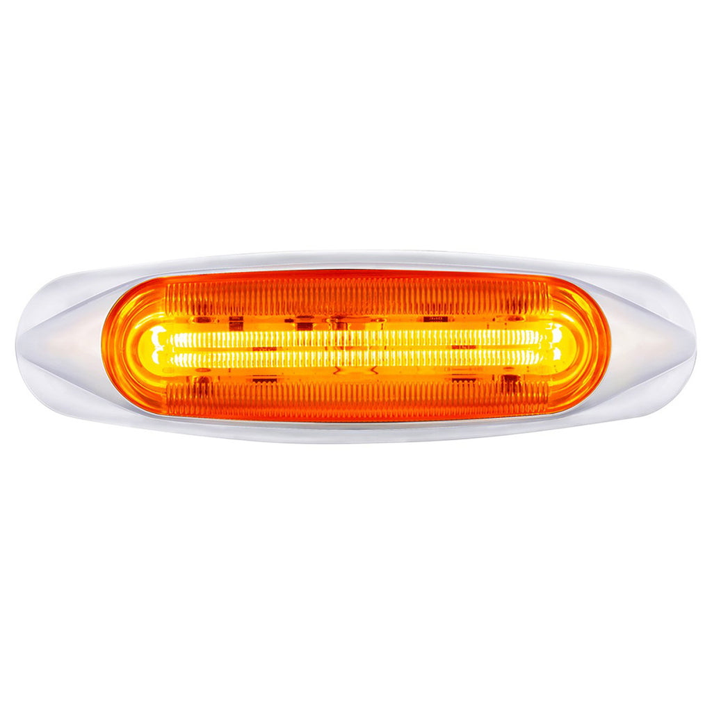 4 LED LIGHTTRACK Clearance/Marker Light - Amber or Red LEDs (Amber, Red or Clear Lens)
