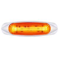 4 LED LIGHTTRACK Clearance/Marker Light - Amber or Red LEDs (Amber, Red or Clear Lens)