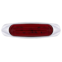 4 LED LIGHTTRACK Clearance/Marker Light - Amber or Red LEDs (Amber, Red or Clear Lens)