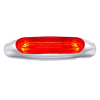 4 LED LIGHTTRACK Clearance/Marker Light - Amber or Red LEDs (Amber, Red or Clear Lens)