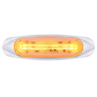 4 LED LIGHTTRACK Clearance/Marker Light - Amber or Red LEDs (Amber, Red or Clear Lens)