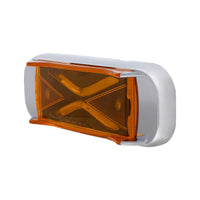 4 LED Saber Rectangular Marker Light - Amber or Red LEDs (Amber or Red Lens)