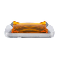 4 LED Saber Rectangular Marker Light - Amber or Red LEDs (Amber or Red Lens)