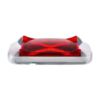 4 LED Saber Rectangular Marker Light - Amber or Red LEDs (Amber or Red Lens)