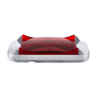 4 LED Saber Rectangular Marker Light - Amber or Red LEDs (Amber or Red Lens)