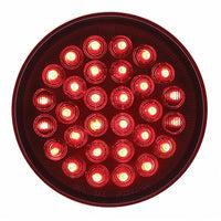 United Pacific - 30 LED 4" Round Stop, Turn & Tail Light - Red LEDs (Red Lens)