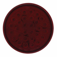 United Pacific - 30 LED 4" Round Stop, Turn & Tail Light - Red LEDs (Red Lens)