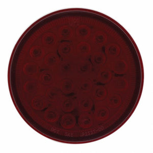 United Pacific - 30 LED 4" Round Stop, Turn & Tail Light - Red LEDs (Red Lens)