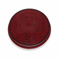 United Pacific - 30 LED 4" Round Stop, Turn & Tail Light - Red LEDs (Red Lens)