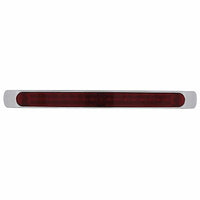 United Pacific - 19 LED 17" Stop, Turn & Tail Light Bar w/ Bezel - Red LEDs (Red Lens)