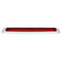 United Pacific - 19 LED 17" Stop, Turn & Tail Light Bar w/ Bezel - Red LEDs (Red Lens)