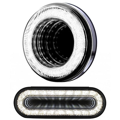 United Pacific - 24 LED 4" Round or 6" Oval Mirage Back-Up Light (White LEDs)