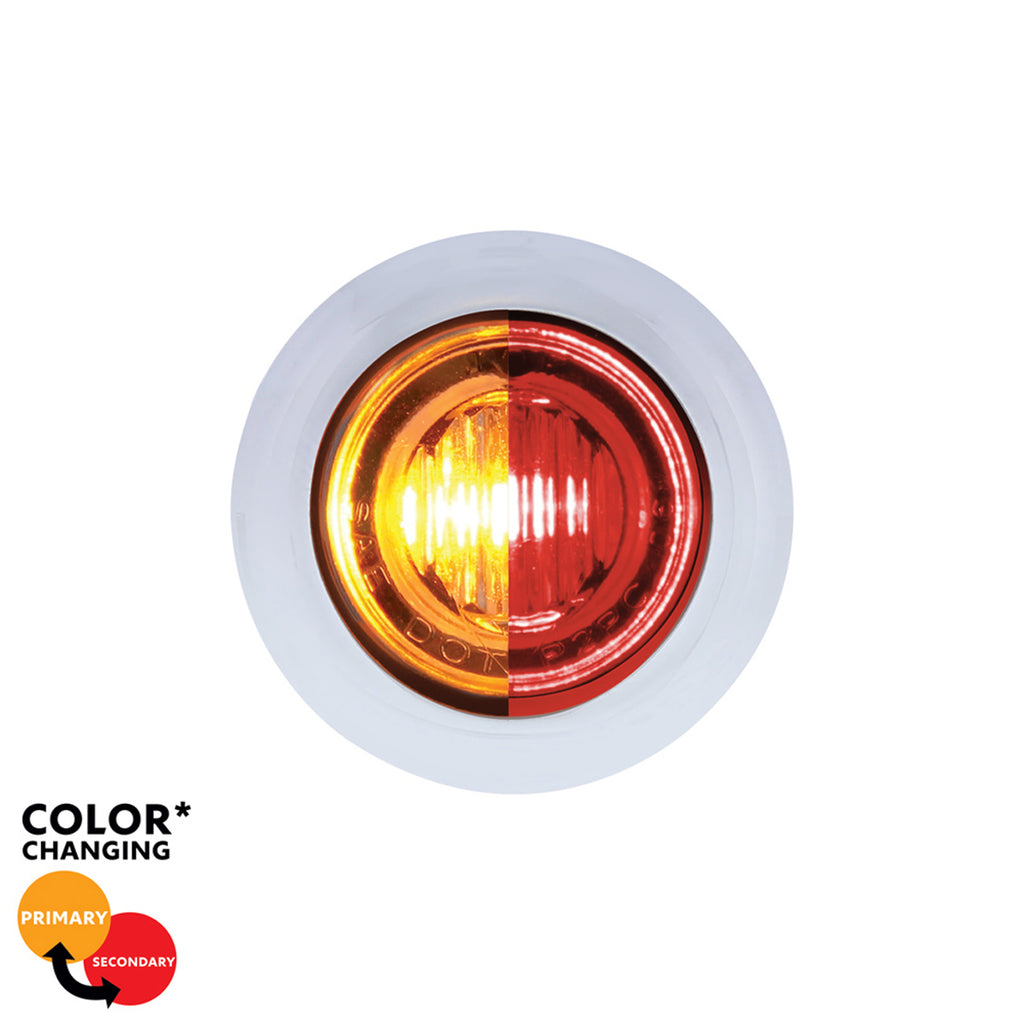 3 LED 3/4" Mini Double Fury Clearance/Marker Light - Various LED Colors