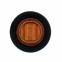 Single SMD LED 3/4" Mini Light (Clearance/Marker) w/ Rubber Grommet - Amber or Red LEDs (Amber or Red Lens)
