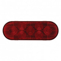 United Pacific - 7 LED Oval Stop, Turn & Tail Light - Red LEDs (Red or Clear Lens)