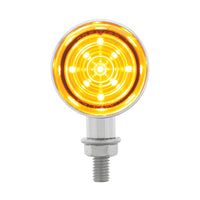 9 LED Dual Function Mini Bullet Light - Amber or Red LEDs (Amber or Red Lens)