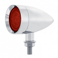 9 LED Dual Function Mini Bullet Light - Amber or Red LEDs (Amber or Red Lens)