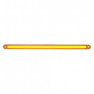 24 LED Dual Function 12" GloLight Turn Signal Bar - Amber or Red LEDs (Amber or Red Lens)