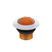 3 LED Dual Function 3/4" Mini Clearance/Marker Light w/ Crystal Lens - Amber or Blue LEDs (Amber or Blue Lens)