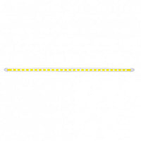 United Pacific - 28 LED 12" Slim Light Bar - Amber, Blue, Red or White LEDs (Clear Lens)