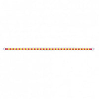 United Pacific - 28 LED 12" Slim Light Bar - Amber, Blue, Red or White LEDs (Clear Lens)