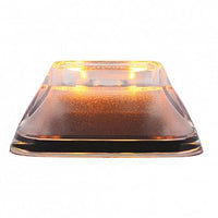 6 LED Door Side Indicator Light For 1998-2024 Volvo VNL - Amber LEDs (Clear Lens)