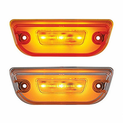 11 LED GloLight Cab Light For Peterbilt 579 & Kenworth T680/T770/T880 - Amber LEDs (Amber Lens)