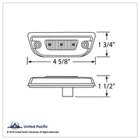 11 LED GloLight Cab Light For Peterbilt 579 & Kenworth T680/T770/T880 - Amber LEDs (Amber Lens)