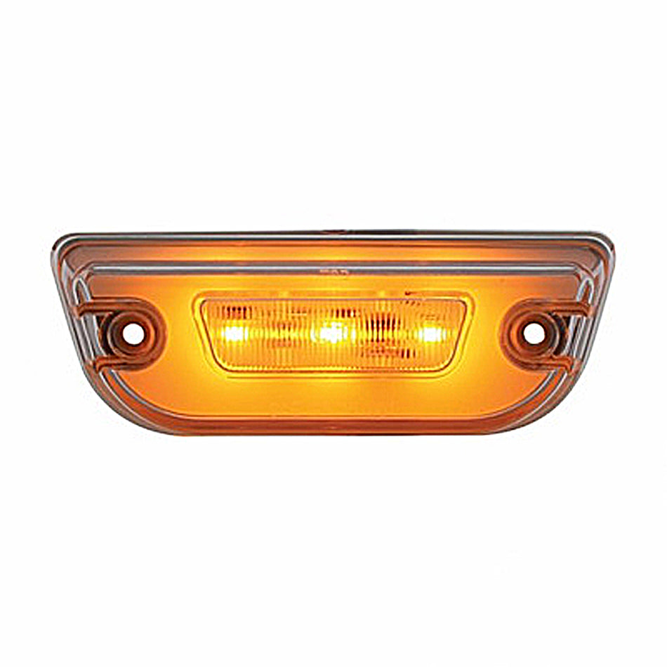 11 LED GloLight Cab Light For Peterbilt 579 & Kenworth T680/T770/T880 - Amber LEDs (Amber Lens)