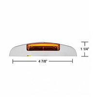 16 LED Reflector Clearance/Marker Light w/ Chrome Bezel - Amber or Red LEDs (Amber, Red or Clear Lens)