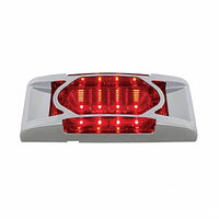 16 LED Reflector Clearance/Marker Light w/ Chrome Bezel - Amber or Red LEDs (Amber, Red or Clear Lens)