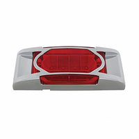 16 LED Reflector Clearance/Marker Light w/ Chrome Bezel - Amber or Red LEDs (Amber, Red or Clear Lens)