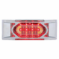 16 LED Reflector Clearance/Marker Light w/ Chrome Bezel - Amber or Red LEDs (Amber, Red or Clear Lens)