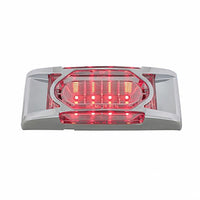 16 LED Reflector Clearance/Marker Light w/ Chrome Bezel - Amber or Red LEDs (Amber, Red or Clear Lens)
