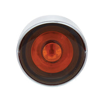 3 High Power LED 1" Clearance/Marker Light w/ Visor - Amber or Red LEDs (Amber or Red Lens)