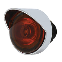 3 High Power LED 1" Clearance/Marker Light w/ Visor - Amber or Red LEDs (Amber or Red Lens)