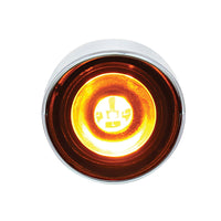 3 LED 1" Dual Function Auxiliary/Utility Light w/ Visor - Amber LEDs (Amber or Clear Lens)