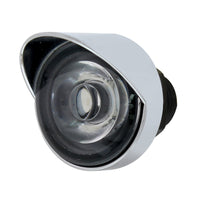 3 LED 1" Dual Function Auxiliary/Utility Light w/ Visor - Amber LEDs (Amber or Clear Lens)