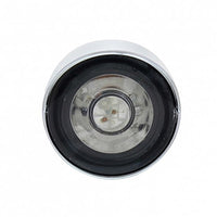 3 High Power LED 1" Clearance/Marker Light w/ Visor - Amber, Blue, Red or White LEDs (Clear Lens)